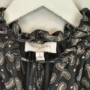 Second-Hand - Witchery Ruffled Everyday Paisley Office Blouse Size 8 - SwapUp
