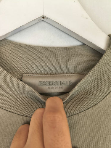 Second-Hand - Fear Of God Essentials Olive Classic T-shirt Size XXS - SwapUp