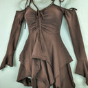 Second-Hand - Current Mood Chocolate Fairy Layered Tie Top Size XS - SwapUp