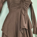 Second-Hand - Current Mood Chocolate Fairy Layered Tie Top Size XS - SwapUp