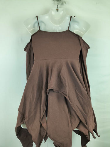Second-Hand - Current Mood Chocolate Fairy Layered Tie Top Size XS - SwapUp