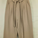 Second-Hand - Aloha Studio Light Beige Tie Front Pleat Pants Size XS - SwapUp