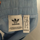 Second-Hand - Adidas Sky Blue Crumple Texture Athletic Shorts Size 6 - SwapUp