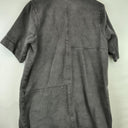 Second-Hand - St. Mrlo Charcoal Denim Panelled Shirt Size 10 - SwapUp