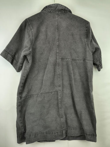 Second-Hand - St. Mrlo Charcoal Denim Panelled Shirt Size 10 - SwapUp