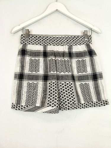 Second-Hand - Cecilie Copenhagen Classic B&W Cotton Shorts Size XS - SwapUp