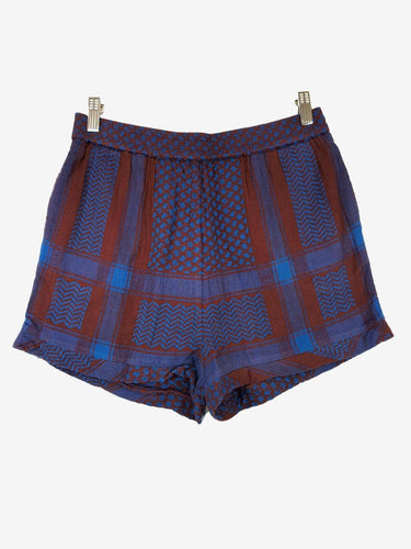 Cecilie Copenhagen Mahogany Cotton Shorts Size S