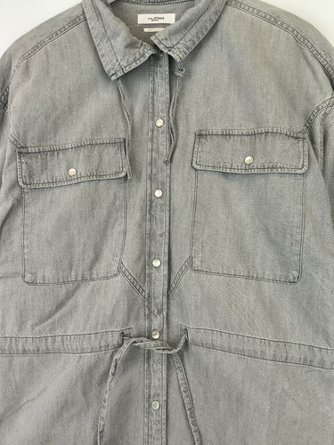 Second-Hand - Isabel Marant Smoke Denim Look Slouch Shirt Size S - SwapUp