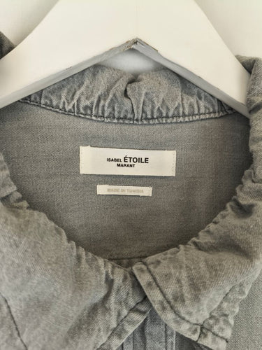 Second-Hand - Isabel Marant Smoke Denim Look Slouch Shirt Size S - SwapUp