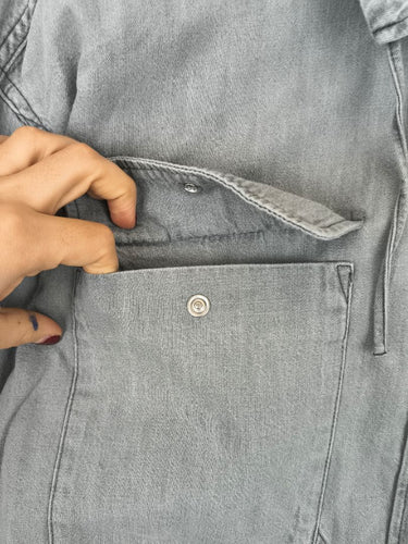 Second-Hand - Isabel Marant Smoke Denim Look Slouch Shirt Size S - SwapUp