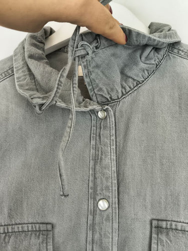 Second-Hand - Isabel Marant Smoke Denim Look Slouch Shirt Size S - SwapUp