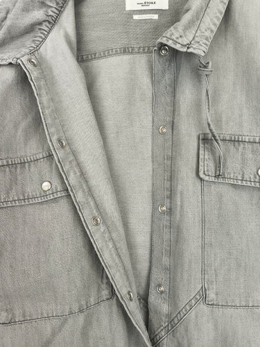 Second-Hand - Isabel Marant Smoke Denim Look Slouch Shirt Size S - SwapUp