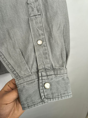 Second-Hand - Isabel Marant Smoke Denim Look Slouch Shirt Size S - SwapUp