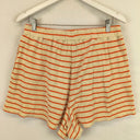 Second-Hand - KIP & CO Coral Stripe Terry Towelling Peace Shorts Size 14 - SwapUp