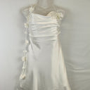 Second-Hand - Meshki White Rose Halter Mini Dress Size S - SwapUp