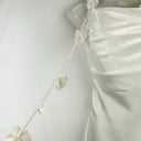 Second-Hand - Meshki White Rose Halter Mini Dress Size S - SwapUp
