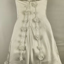 Second-Hand - Meshki White Rose Halter Mini Dress Size S - SwapUp