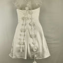 Second-Hand - Meshki White Rose Halter Mini Dress Size S - SwapUp