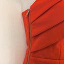 Second-Hand - Mossman Elegant Red One Shoulder Midi Dress Size 8 - SwapUp