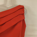 Second-Hand - Mossman Elegant Red One Shoulder Midi Dress Size 8 - SwapUp