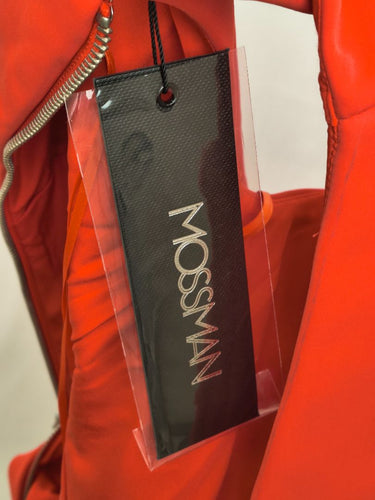 Second-Hand - Mossman Elegant Red One Shoulder Midi Dress Size 8 - SwapUp