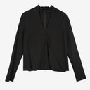 Second-Hand - Wayf Keyhole Cut Out Crepe Blouse Size XS - SwapUp