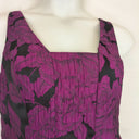 Second-Hand - Lauren Ralph Lauren Classy Purple Floral Square Neck Occasion Dress Size 12 - SwapUp