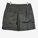 Second-Hand - Atmos & Here Elora Faux Leather Mini Skirt Size 18 - SwapUp