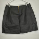 Second-Hand - Atmos & Here Elora Faux Leather Mini Skirt Size 18 - SwapUp