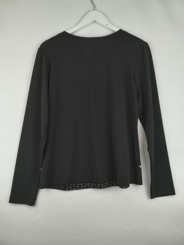 Second-Hand - Bleu Blanc Rouge Diamond Pattern Longsleeve Top Size 12 - SwapUp