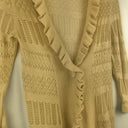 Second-Hand - Pingpong Cream Lace Frilly Cardigan Size S - SwapUp