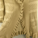 Second-Hand - Pingpong Cream Lace Frilly Cardigan Size S - SwapUp
