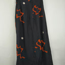 Second-Hand - Blues Vintage Minimal Graphic Side Tie Skirt Size 4 - SwapUp