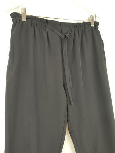 Second-Hand - Country Road Paperbag Waist Casual Black Pants Size 6 - SwapUp