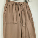 Second-Hand - Seed Latte Casual Drawstring Pants Size 6 - SwapUp