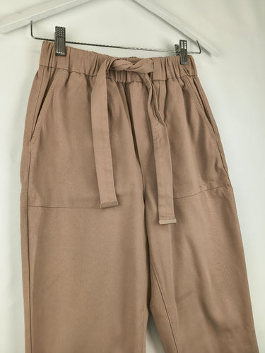 Second-Hand - Seed Latte Casual Drawstring Pants Size 6 - SwapUp