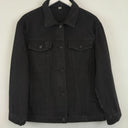 Second-Hand - Assorted Brands Black Denim Peacock Back Jacket Size M - SwapUp