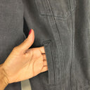 Second-Hand - Assorted Brands Black Denim Peacock Back Jacket Size M - SwapUp