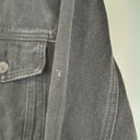 Second-Hand - Assorted Brands Black Denim Peacock Back Jacket Size M - SwapUp