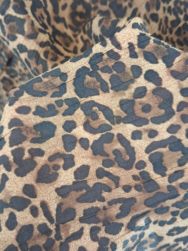 Second-Hand - Stockholm Atelier & Other Stories Modest Semi Sheer Leopard Print Knee Length Dress Size M - SwapUp