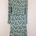 Second-Hand - Los Angeles & Other Stories Blue Floral Tea Party Day Mini Dress Size M - SwapUp