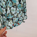 Second-Hand - Los Angeles & Other Stories Blue Floral Tea Party Day Mini Dress Size M - SwapUp