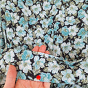 Second-Hand - Los Angeles & Other Stories Blue Floral Tea Party Day Mini Dress Size M - SwapUp