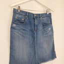 Second-Hand - Nobody Denim Frayed Hem Denim Cult Skirt Size 12 - SwapUp