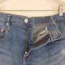 Second-Hand - Nobody Denim Frayed Hem Denim Cult Skirt Size 12 - SwapUp
