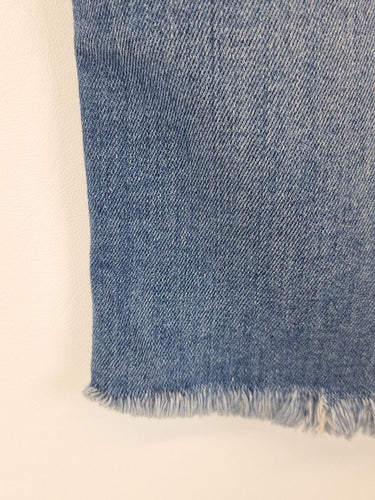Second-Hand - Nobody Denim Frayed Hem Denim Cult Skirt Size 12 - SwapUp