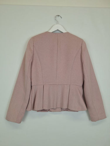 Second-Hand - Review Dusty Pink Effortless Office Jacket Size 12 - SwapUp