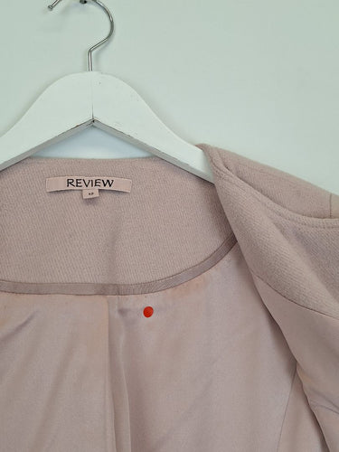 Second-Hand - Review Dusty Pink Effortless Office Jacket Size 12 - SwapUp
