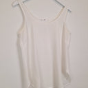 Second-Hand - The Ark Essential Sheer White Singlet Top Size S - SwapUp