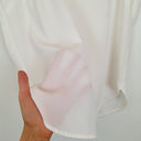 Second-Hand - The Ark Essential Sheer White Singlet Top Size S - SwapUp
